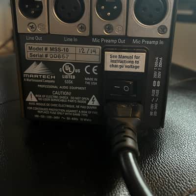 Really rare Martinsound Martech MSS-10 Natural Sound Mic Preamp image 3