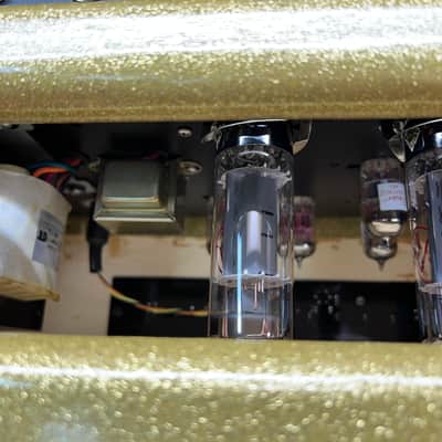 Bad Cat Hot Cat 30R - Custom Shop Gold Sparkle Cabinet image 8
