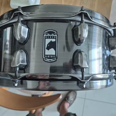 Mapex BPST4651LN Black Panther Machete 14x6.5" Steel Snare Drum 2010s - Brushed Nickel Over Steel image 9