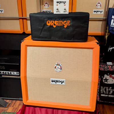Orange Amplification SUPER STACK ROCKERVERB 100 H & PPC412 Cabinet 4x12” Made in UK image 21