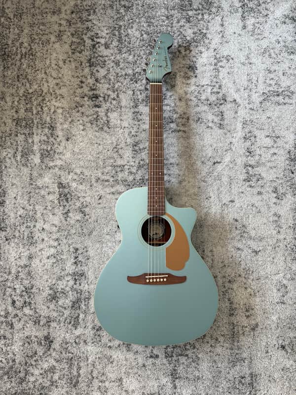 Fender California Series Newporter Player - Ice Blue Satin w/ Fender Gig Bag image 1