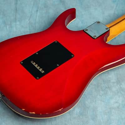 USED Ibanez RT650 Transparent Red 1993 Electric Guitar w/Gig Bag image 5