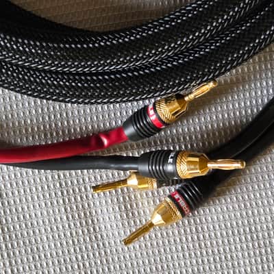 Monster Cable Z4 speaker cable with banana plugs in original case 10ft pair image 11