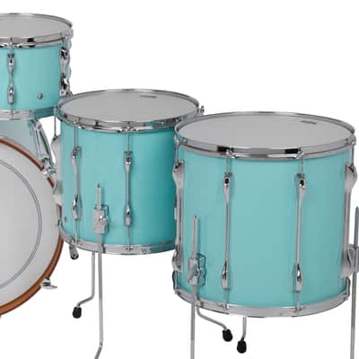 Yamaha New Recording Custom 5pc Drum Shell Set , Surf Green w/ 20" Bass Drum - IN STOCK! image 4