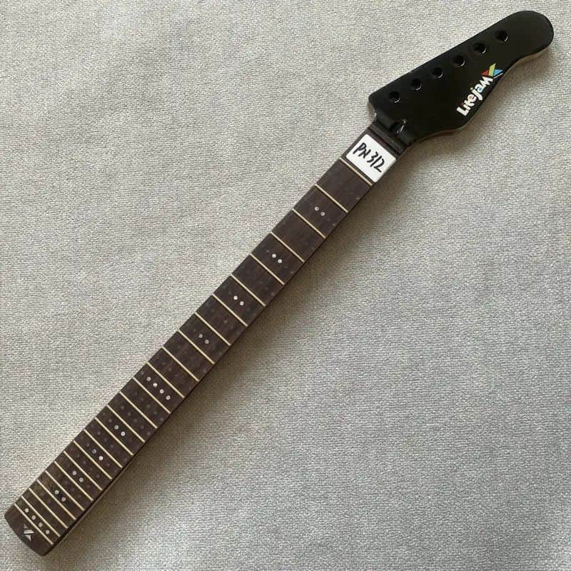 Maple Wood Guitar Neck, 24 Frets Rosewood Fingerboard image 1