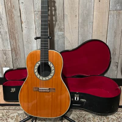 Rare Vintage 1970's Ovation USA 1124-4 Balladeer Acoustic Classical Guitar, image 19