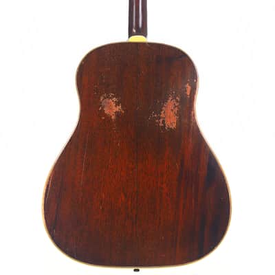 Gibson Southern Jumbo 1943 Banner acoustic guitar - war years, character and the unmistakable Gibson slope-shoulder sound - check video! image 5