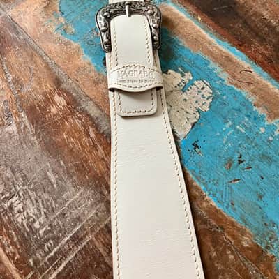 Magrabo Custom White Twin TS Core 7 cm Silver Sun & Groove Buckles image 5