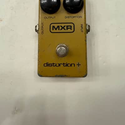 MXR Distortion + Plus Overdrive Vintage 1981 Block Logo Guitar Effect Pedal image 1