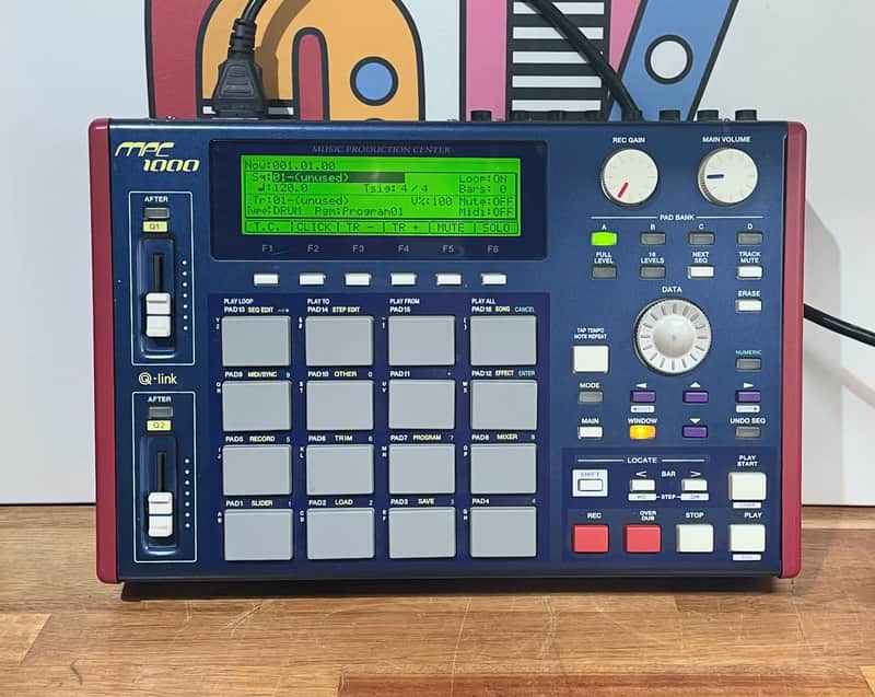 Akai MPC1000 - Blue 128MB RAM w/ CF Card image 1