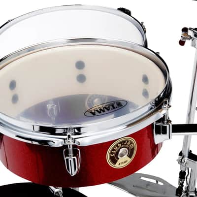 Tama Club-JAM Pancake 4-Piece Drum Shell Pack with 18" Bass Drum, Burnt Red Mist image 6