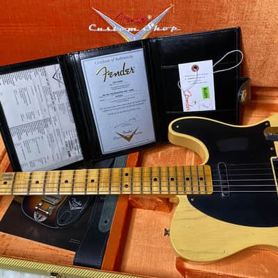 NEW! Fender Custom Shop 1951 Telecaster Journeyman Relic - Aged NoCaster Blonde - 7.2lbs - Authorized Dealer - G07112 image 15