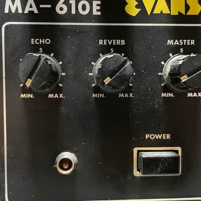 Evans MA-610E Vintage Powered Mixer Analog Delay/Spring reverb