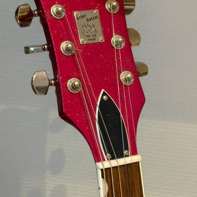Gretsch G6120T-HR Brian Setzer Signature Hot Rod Magenta Sparkle! image 9