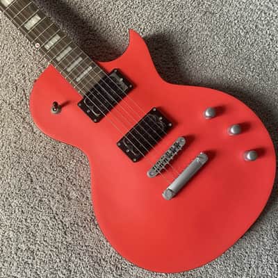 Xavier Matte Pink Single Cut Electric Guitar, Mahogany Body, Maple Neck, Rosewood Fingerboard image 1