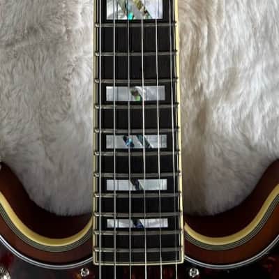 D'Angelico DADBRIMWLNS 6 String RH Double Cutaway Electric Guitar - Matte Walnut image 7