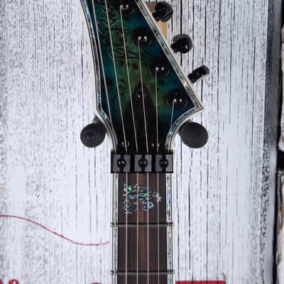 BC Rich Shredzilla Prophecy Archtop Electric Guitar w Floyd Cyan Blue IN STOCK! image 12