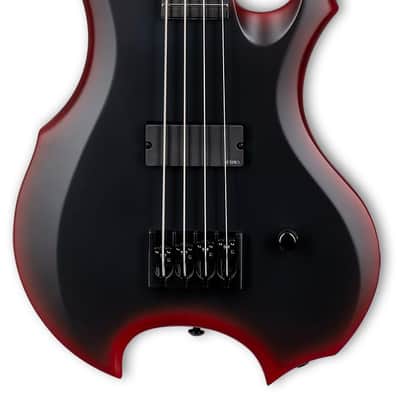 ESP LTD FL-4 Black Red Burst Satin w/Case (B Stock) image 1