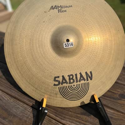 Sabian 20" AA Medium Heavy Ride Cymbal 1985 - 2001 - Natural image 1