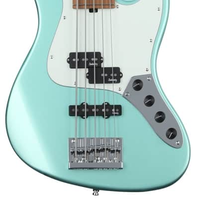 Sadowsky MetroExpress 21-Fret Hybrid PJ 5-string Bass - Sage Green Metallic image 2