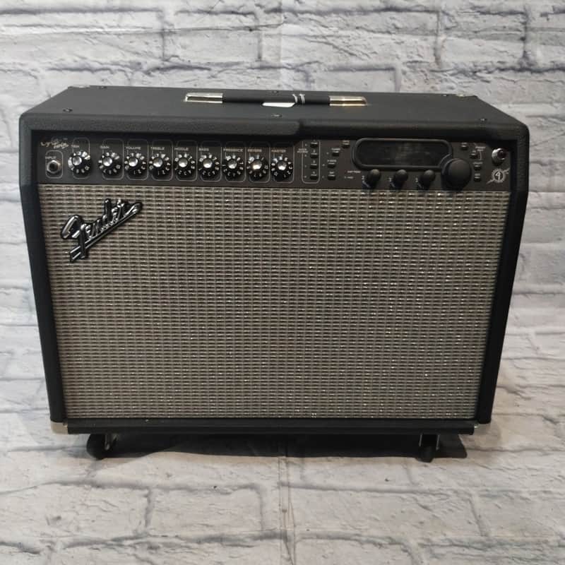 Fender Cyber Twin Combo Amp with Cover and 4-Button Footswitch Guitar Combo Amp image 1