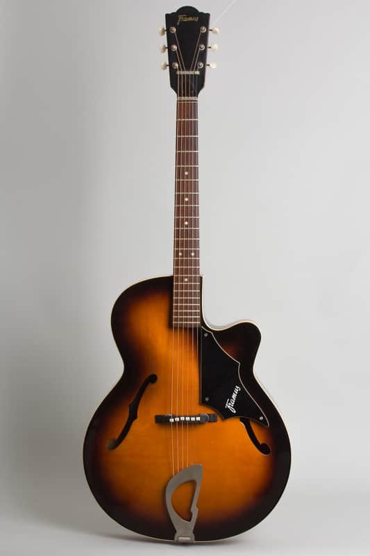Framus Model 5/59 Sorella Arch Top Acoustic Guitar (1969), ser. #78826, tweed hard shell case. image 1