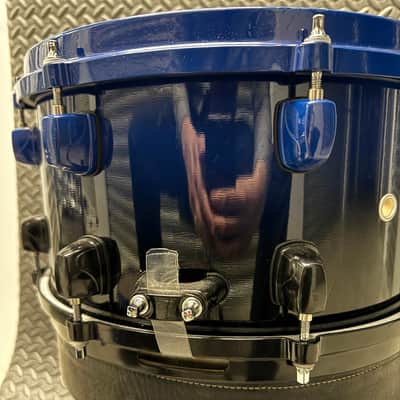 ddrum Dominio 13” x 7” Maple Snare Drum Black / Blue fade Die Cast Hoops image 8