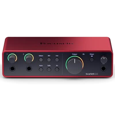 Focusrite Scarlett 2i2 V4 USB Audio Interface image 2