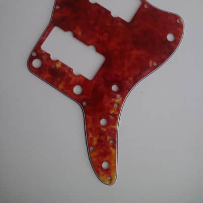 Pickguard Jazzmaster American Red Orange Tortoise Shell image 10