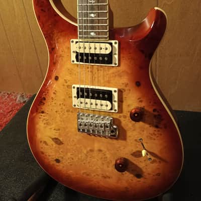 PRS SE Custom 24 Exotic Laurel Burl Limited Edition 2019 - 2020 - Vintage Sunburst image 2