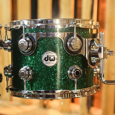 DW Collector's Maple SSC Green Glass Drum Set - 22,10,12,16 - SO#1450373 image 4