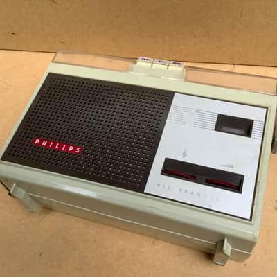 Philips Vintage Portable analog reel to reel tape player recorder image 5