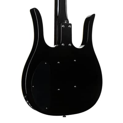 Danelectro 58 Longhorn Bass F-Hole Red Hot - Semi-Acoustic Bass righthand image 6