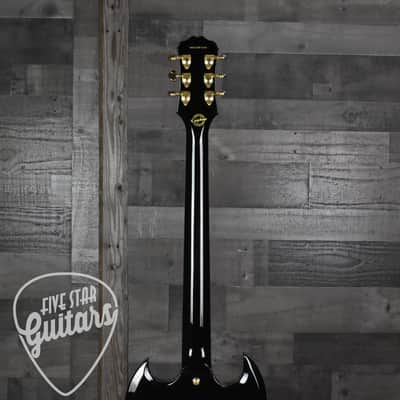 Pre-Owned Epiphone SG Custom Maestro - Ebony image 7