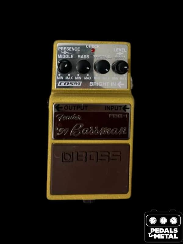 Boss FBM-1 Fender '59 Bassman 2007 - Present - Tan - X11440 image 1