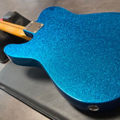 Fender 1958 Telecaster J Mascis BRAND NEW Artist Signature Custom Pickups Mirror Pick Guard Aged Road Worn Relic Neck 50s Vintage Reissue Tele Guitar - Bottle Rocket Blue Flake Metallic image 13