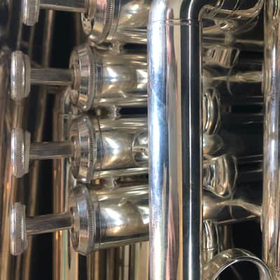 Wessex BBb 5/4 Marching Contra tuba with 4 valves – TB50 × 1 2018 Silver image 3