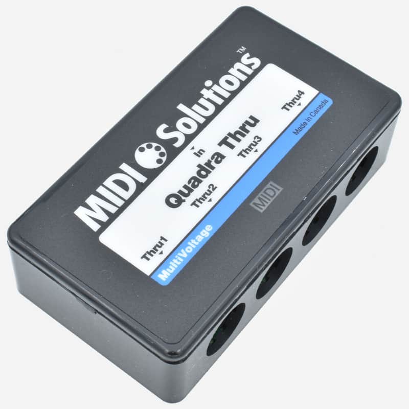 MIDI Solutions QUADRA THRU 1 to 4 Midi Splitter Device image 1