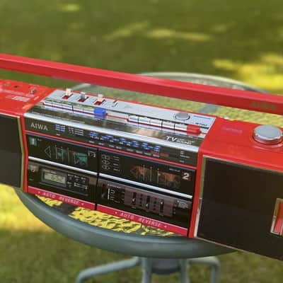 AIWA CS-W70U Rare Vintage MINT Cassette Boombox Getto blaster Serviced Warranty image 24