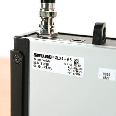 Shure SLX24/SM58 Handheld Wireless System - G5 Band (NO POWER SUPPLY) CG013EQ image 8