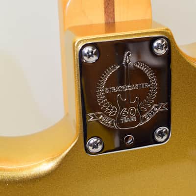 2014 Fender Limited Edition American Standard Stratocaster Electric Guitar, Maple Fingerboard, Mystic Aztec Gold w/ Case image 11