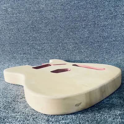 Unfinished Telecaster Style Basswood Guitar Body for DIY Build image 4