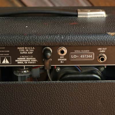 Fender Super Amp 2-Channel 60-Watt 4x10" Guitar Combo 1993 - 1995 - Black image 7