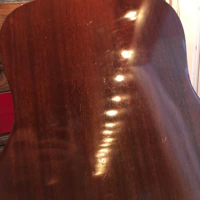 1966-71 Yamaha FG-180 Red Label Jumbo Dreadnought Acoustic Guitar Neck Reset MIJ image 18