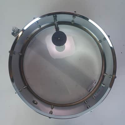 Ludwig Steel Rocker 8Lug Snare Drum 80s 5x14"Vintage Chrome Black/White #814113 image 11