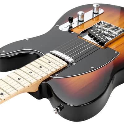 New Sunset GTL 39" 6 Strings Electric Guitar with gigBag image 3
