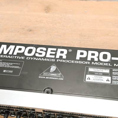 Behringer Composer Pro-XL MDX2600 Audio Interactive Dynamics Processor CG0133T image 6
