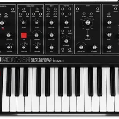 Moog Grandmother Dark 32-Key Semi-Modular Analog Synthesizer