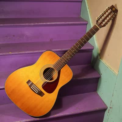 Yamaha FG-260 12-String Jumbo Dreadnought Natural | Reverb