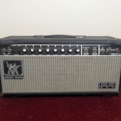 Music Man Musicman 100 RP Tube Guitar Amplifier Amp Head 1978-1984 Black Tolex Phaser image 3